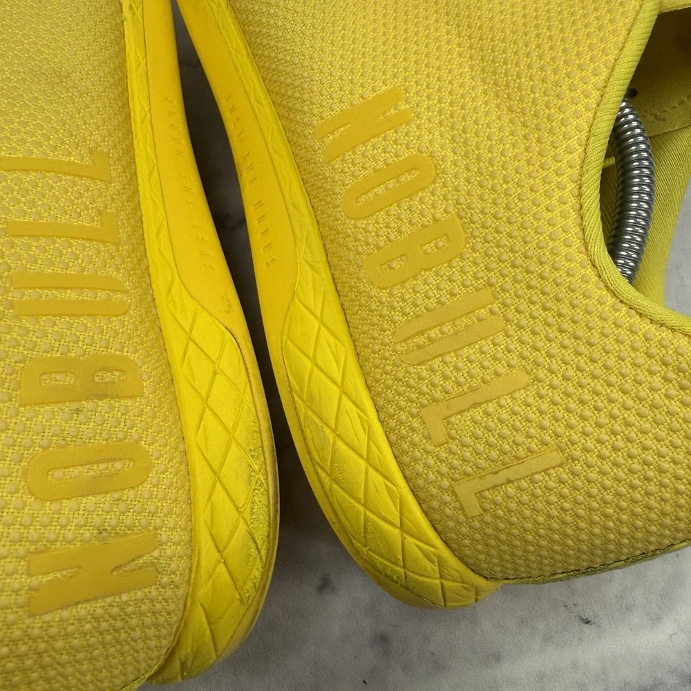 NoBull SuperFabric Trainers Lemon Drop Yellow Shoes Men's 12.5 Women's 14 Unisex